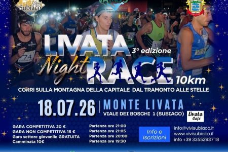 Livata Night Race – 18 luglio 2026