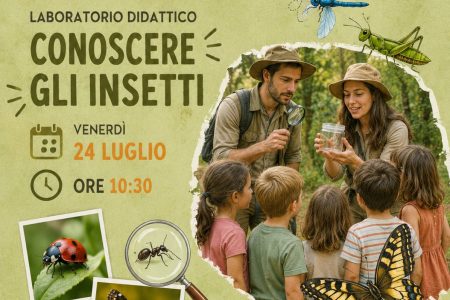 Laboratorio didattico “Conoscere gli Insetti” – 24 luglio 2026