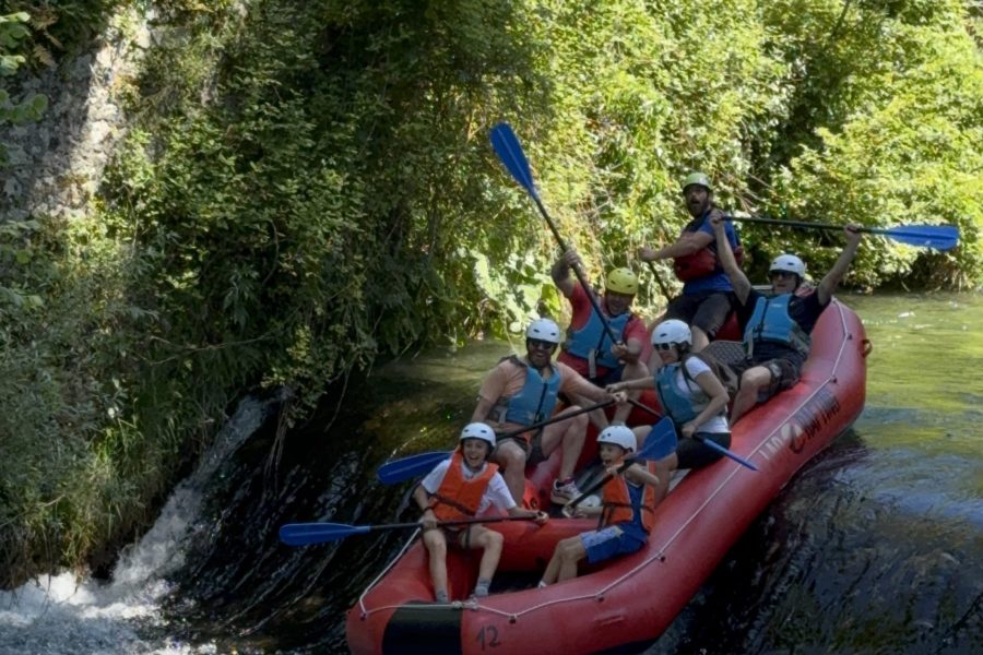 Rafting sul fiume Aniene